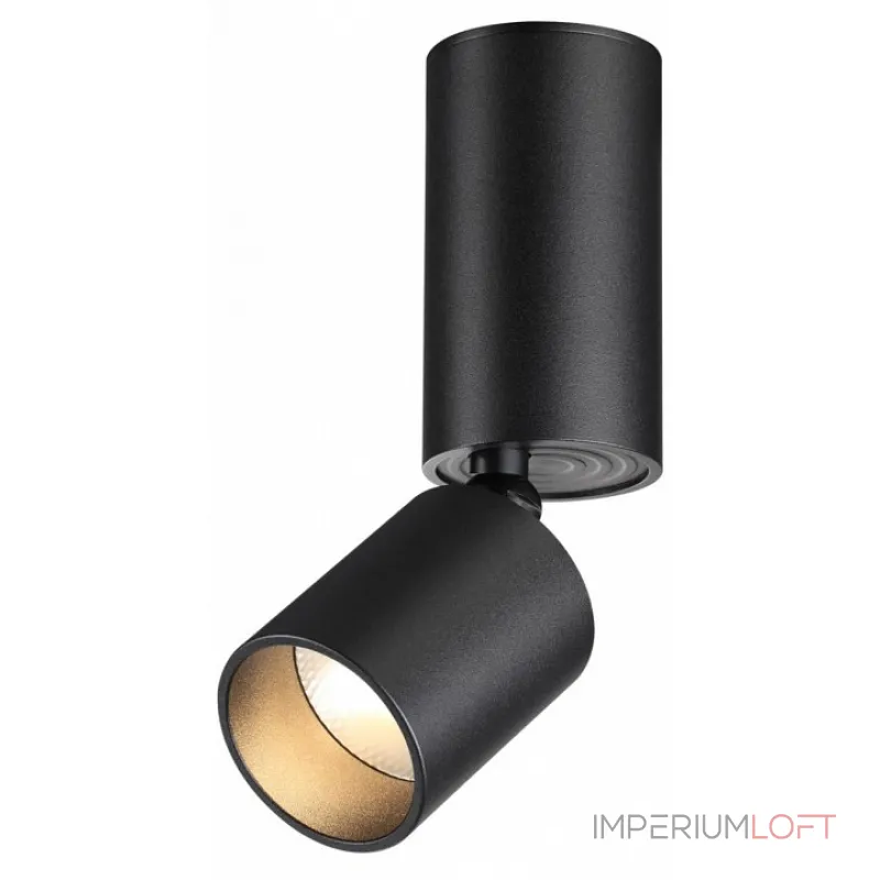Светильник накладной светодиодный IP20 LED 10W 85-265V 3000K 1100Лм TUBO 359317 OVER NT24 000 Черный