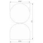 Настольная лампа декоративная TK Lighting Miki 16037 Miki от ImperiumLoft