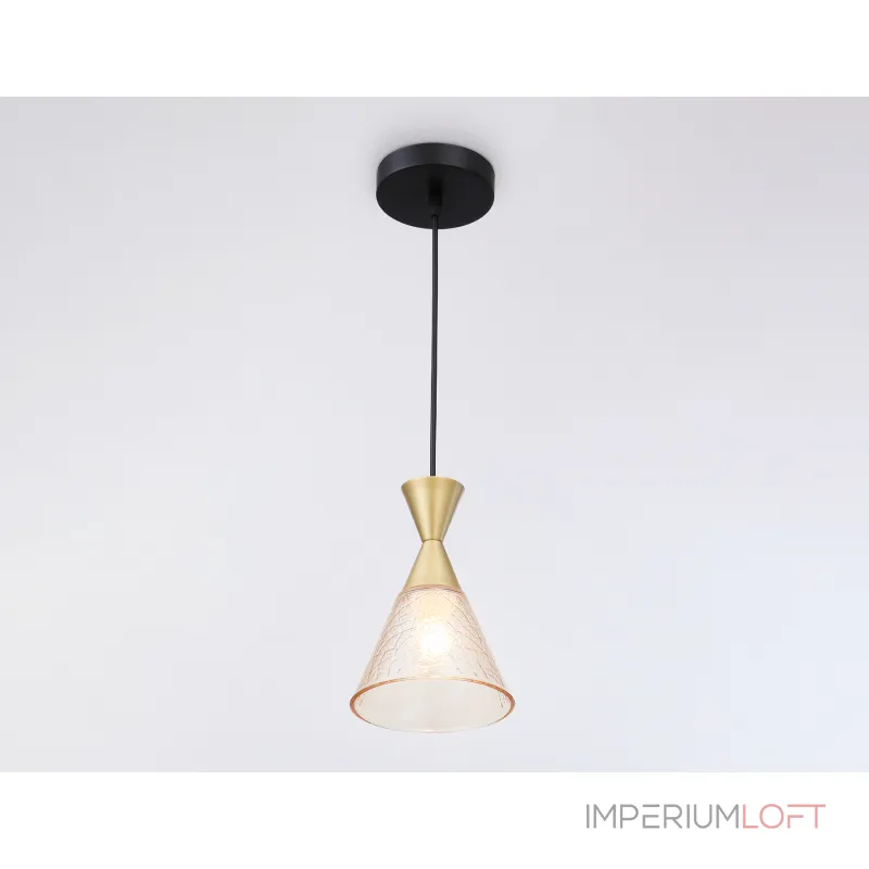 Подвесной светильник TR3173 BK/GD черный/золото E27 max 60W D155*1000 от NovaLamp Подвесной светильник TR3173 BK/GD черный/золото E27 max 60W D155*1000 от NovaLamp