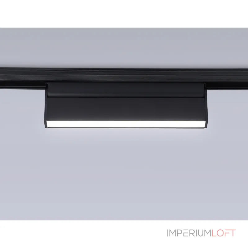 Светильник светодиодный трековый для шинопровода Magnetic GL4062 BK черный IP20 12W 4200K 48V 223*22*105 от NovaLamp