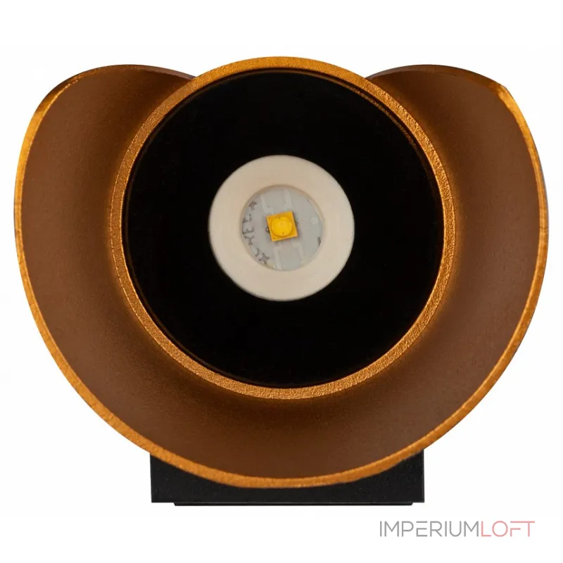 Накладной светильник Эра WL42 BK+GD Б0054420