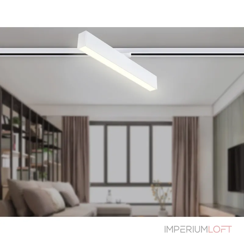 Светильник светодиодный трековый GL6769 WH белый LED 24W 3000K 600*22*48 от NovaLamp Светильник светодиодный трековый GL6769 WH белый LED 24W 3000K 600*22*48 от NovaLamp