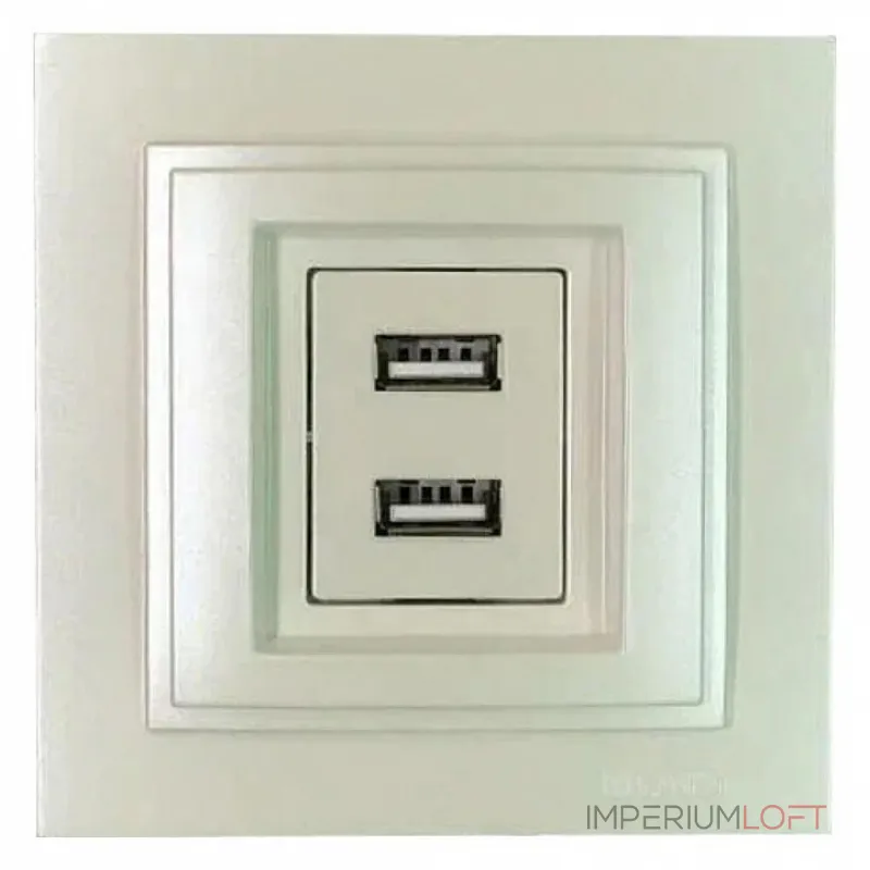 Розетка USB Mono Electric Despina 102-252505-178