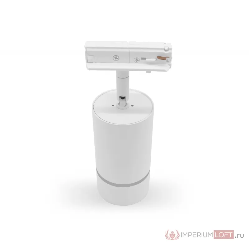 Трековый однофазный светильник GL5212 SWH белый песок GU10 max 12W от NovaLamp