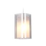 Подвесной светильник TR3682 CH/SM/FR хром/дымчатый/белый матовый E14 max 40W D110*950 от NovaLamp