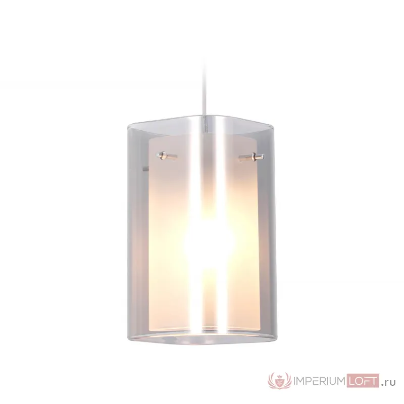 Подвесной светильник TR3682 CH/SM/FR хром/дымчатый/белый матовый E14 max 40W D110*950 от NovaLamp