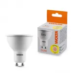Лампа светодиодная Wolta GU10 5Вт 3000K 25YPAR16-230-5GU10 от ImperiumLoft