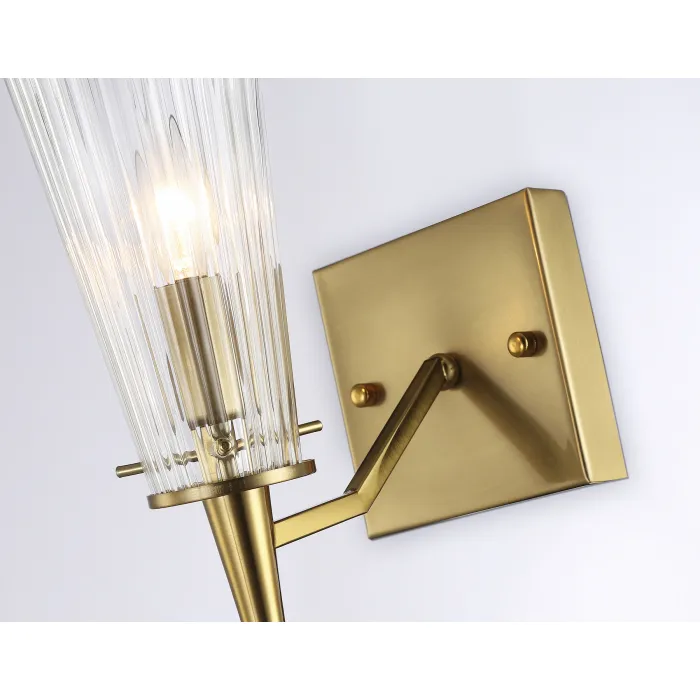 Настенный светильник TR3236 BS/FR латунь/белый матовый E14 max 40W 250*120*210 от NovaLamp