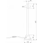 Наземный низкий светильник Elektrostandard Latent a066695