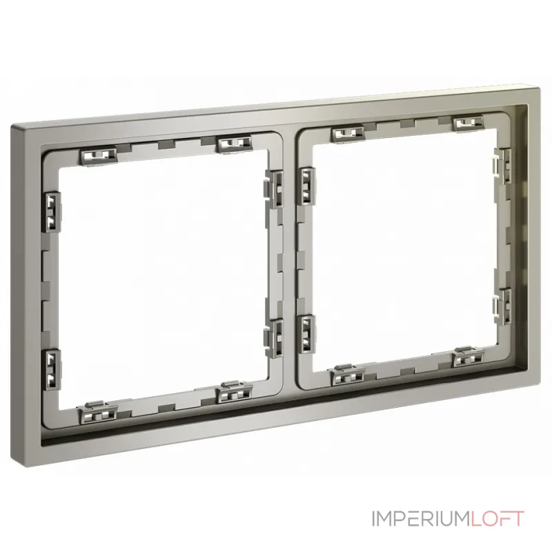 Рамка пластиковая S70 на 2 поста (шелк) Voltum VLS100204 Рамка пластиковая S70 на 2 поста (шелк) Voltum VLS100204