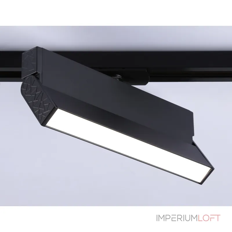 Светильник светодиодный трековый GL6808 BK черный LED 12W 4200K 230*22*87 от NovaLamp