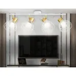 Настенно-потолочный спот в стиле лофт TR8603/4 WH/GD белый/золото E27*4 max 465*154*230 от NovaLamp