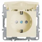 Розетка с заземлением и со шторками без рамки с крышкой Stekker PST16-9112 39330