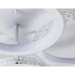Светильник потолочный светодиодный с RGB подсветкой и пультом FA9524/2+2 WH белый 92W 6400K/3000K+RGB 560*370*110 (ПДУ РАДИО 2.4G) от NovaLamp