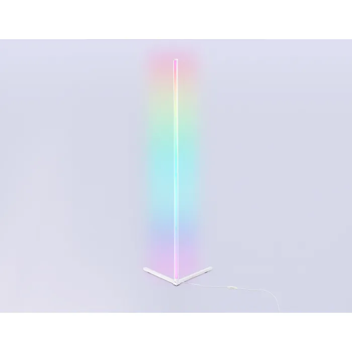 Светильник светодиодный напольный RGB с пультом FL8025 WH белый LED 20W RGB D32*1650 (ПДУ РАДИО 2.4G) от NovaLamp