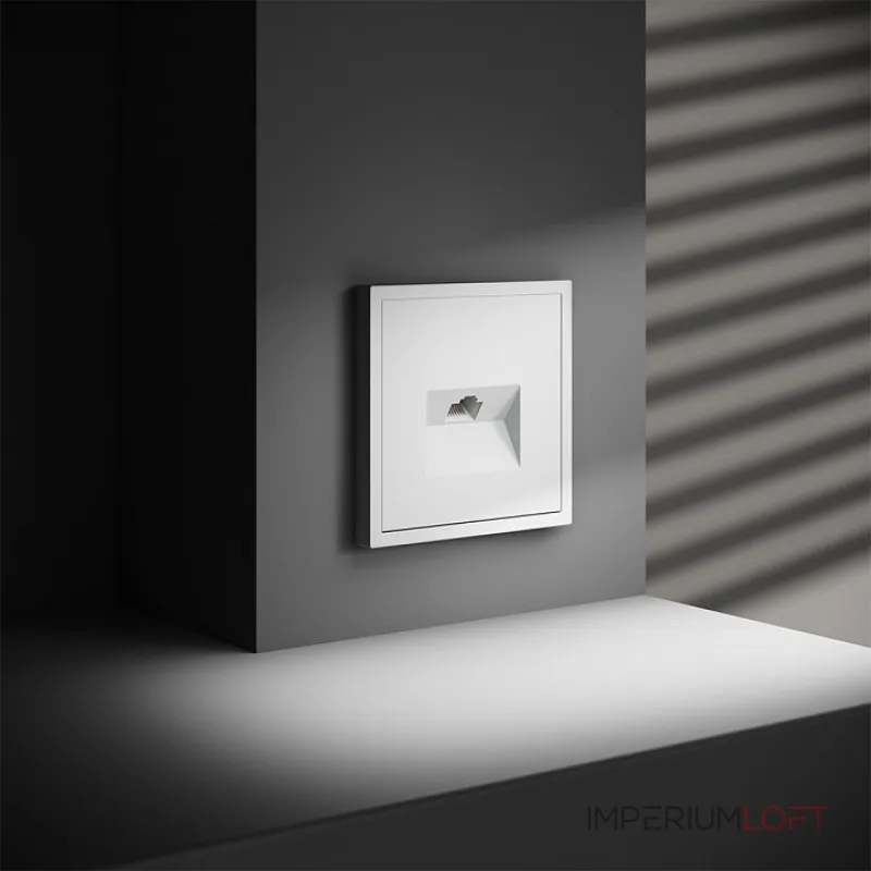 Розетка Ethernet RJ-45 без рамки Voltum S70 VLS060102 от ImperiumLoft