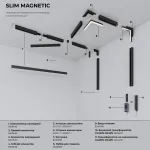 Накладной светильник Elektrostandard Slim Magnetic a067370
