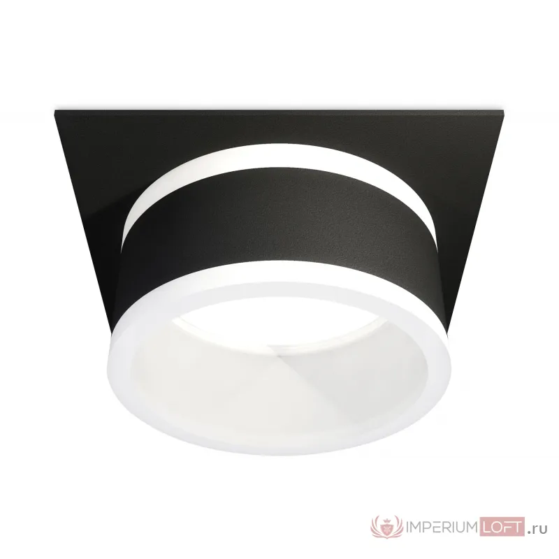 Комплект встраиваемого светильника XC8062019 SBK/FR черный песок/белый матовый GX53 (C8062, N8445) от NovaLamp