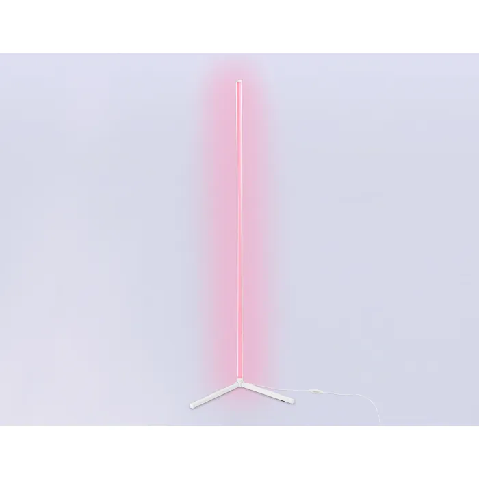 Светильник светодиодный напольный RGB с пультом FL8025 WH белый LED 20W RGB D32*1650 (ПДУ РАДИО 2.4G) от NovaLamp
