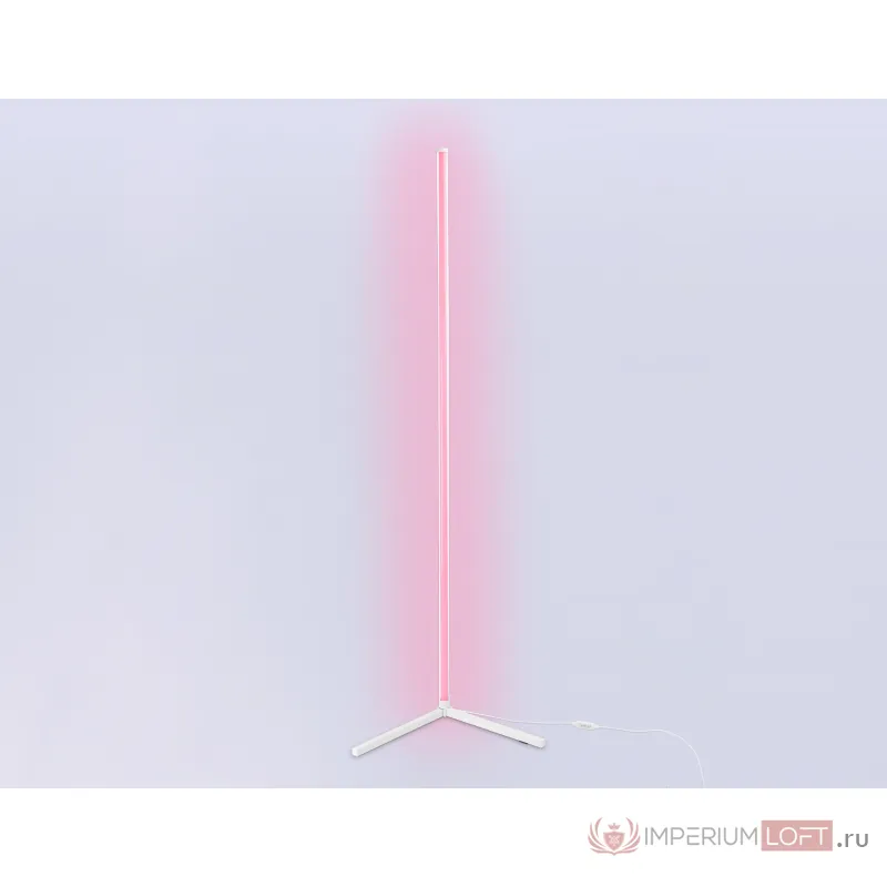 Светильник светодиодный напольный RGB с пультом FL8025 WH белый LED 20W RGB D32*1650 (ПДУ РАДИО 2.4G) от NovaLamp