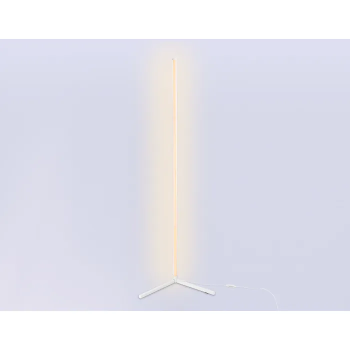 Светильник светодиодный напольный RGB с пультом FL8025 WH белый LED 20W RGB D32*1650 (ПДУ РАДИО 2.4G) от NovaLamp