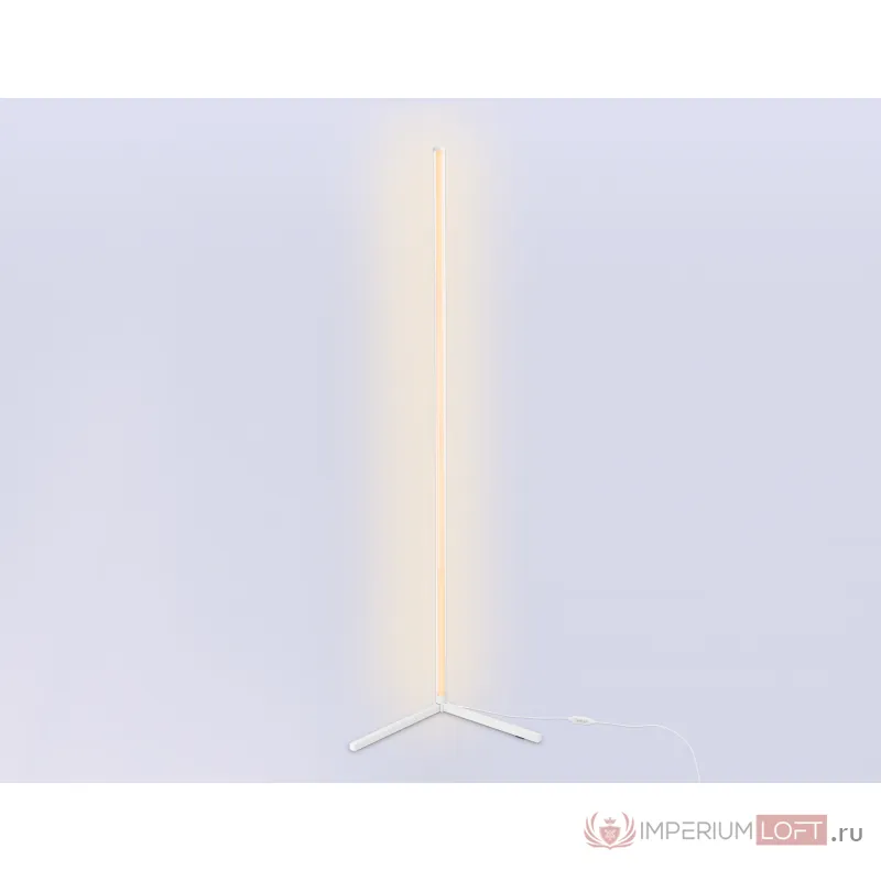 Светильник светодиодный напольный RGB с пультом FL8025 WH белый LED 20W RGB D32*1650 (ПДУ РАДИО 2.4G) от NovaLamp