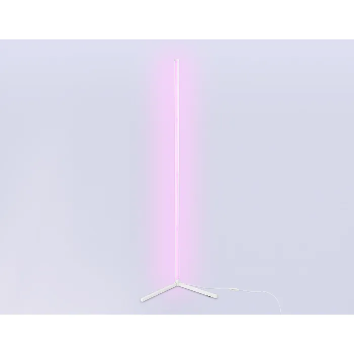 Светильник светодиодный напольный RGB с пультом FL8025 WH белый LED 20W RGB D32*1650 (ПДУ РАДИО 2.4G) от NovaLamp