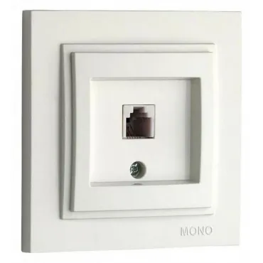 Розетка телефонная RJ-11 Mono Electric Despina 102-010005-124 Розетка телефонная RJ-11 Mono Electric Despina 102-010005-124