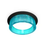 Комплект встраиваемого светильника XC8051033 SBK/BL черный песок/голубой GX53 (C8051, N8488) от NovaLamp