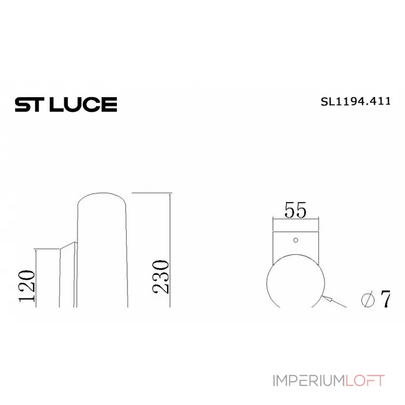 Накладной светильник ST-Luce Earthy SL1194.411.01