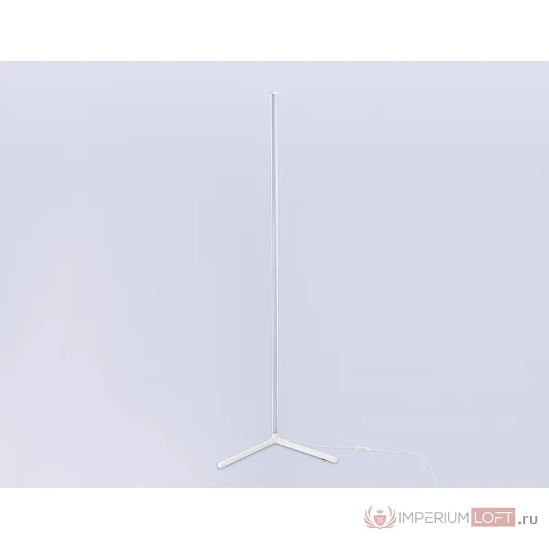 Светильник светодиодный напольный RGB с пультом FL8025 WH белый LED 20W RGB D32*1650 (ПДУ РАДИО 2.4G) от NovaLamp