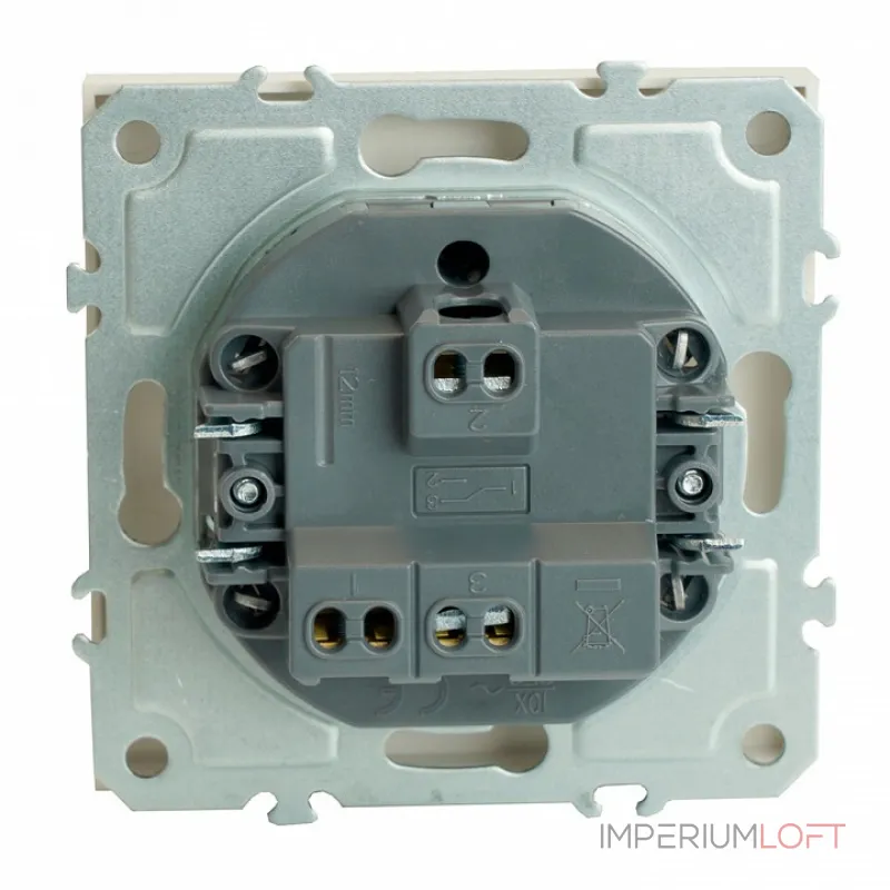 Выключатель одноклавишный без рамки Stekker RSW10-5105-01 49867 Выключатель одноклавишный без рамки Stekker RSW10-5105-01 49867