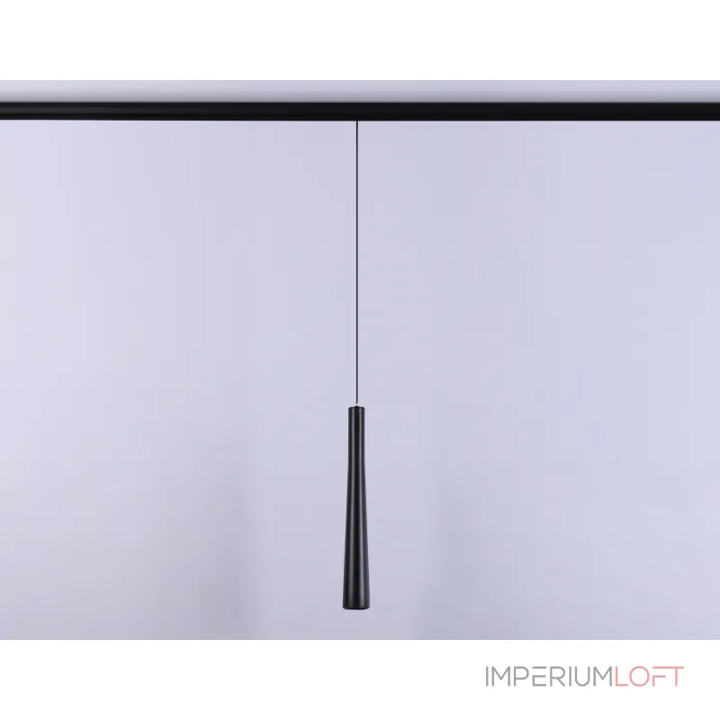 Светильник светодиодный трековый подвесной для шинопровода Magnetic GL4351 BK черный IP20 6W 4200K 48V 24° D40*H300 от NovaLamp Светильник светодиодный трековый подвесной для шинопровода Magnetic GL4351 BK черный IP20 6W 4200K 48V 24° D40*H300 от NovaLamp