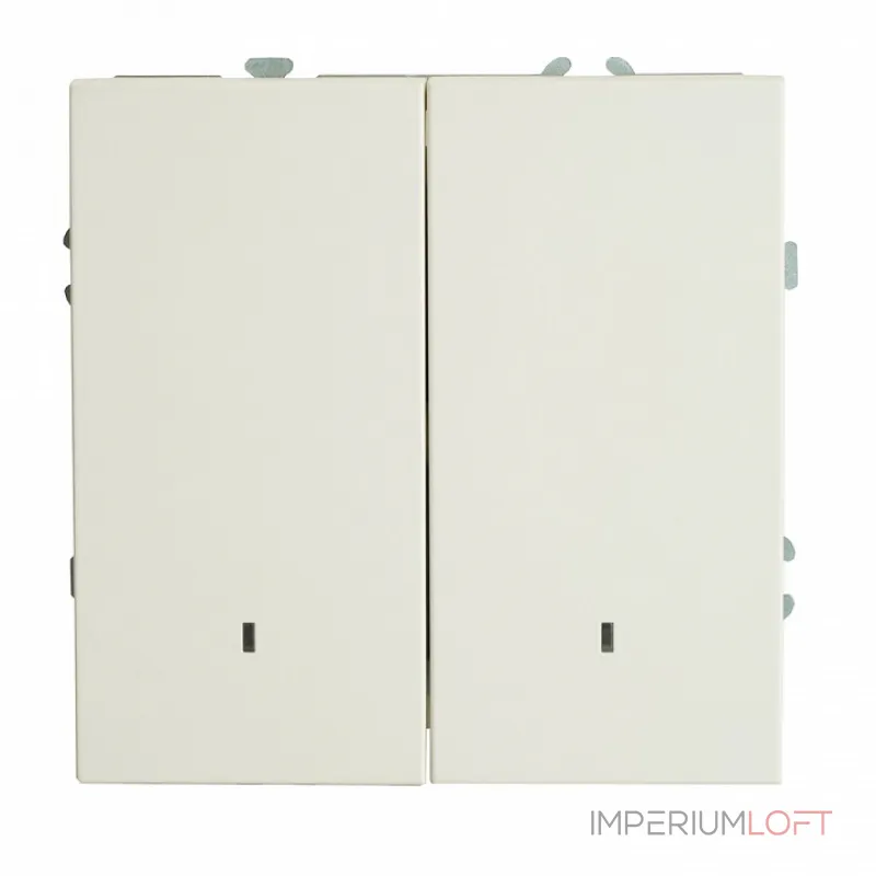 Выключатель двухклавишный с подсветкой без рамки Stekker RSW10-5102-01 49864 Выключатель двухклавишный с подсветкой без рамки Stekker RSW10-5102-01 49864