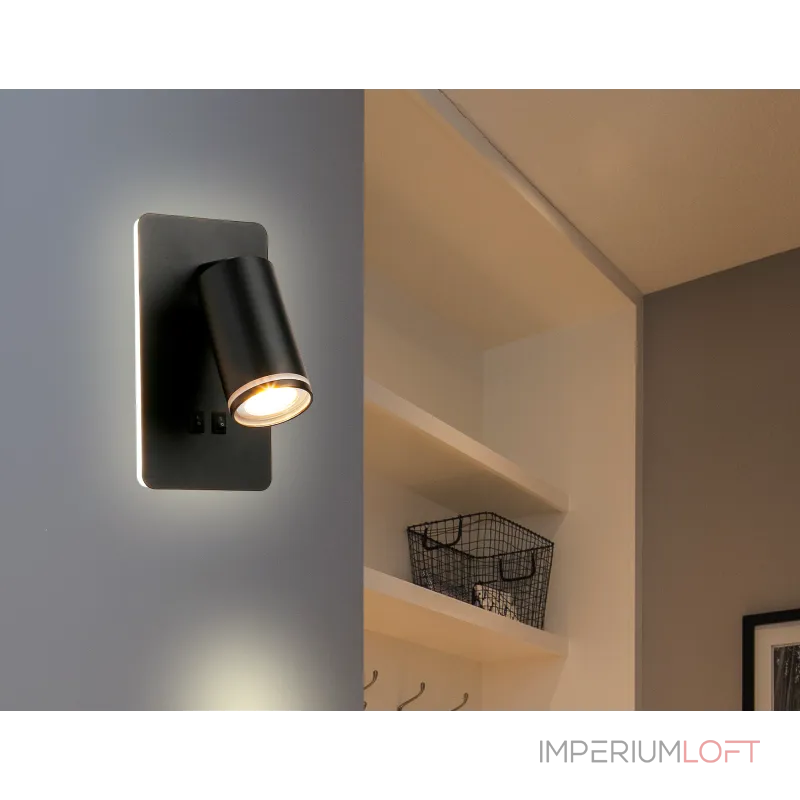 Светильник настенный FW2466 BK черный LED 4200K 9W 185*105*150 от NovaLamp Светильник настенный FW2466 BK черный LED 4200K 9W 185*105*150 от NovaLamp