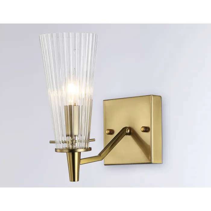 Настенный светильник TR3236 BS/FR латунь/белый матовый E14 max 40W 250*120*210 от NovaLamp