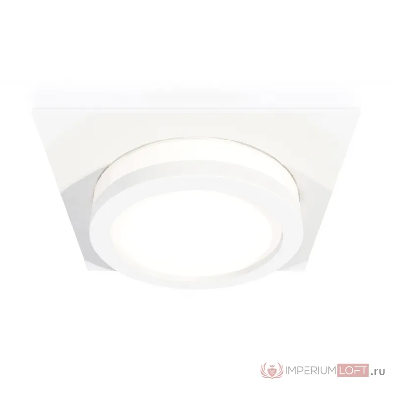 Комплект встраиваемого светильника XC8061017 SWH/FR белый песок/белый матовый GX53 (C8061, N8412) от NovaLamp
