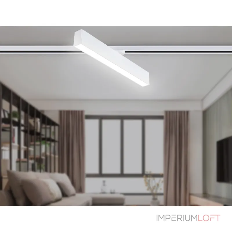 Светильник светодиодный трековый GL6772 WH белый LED 24W 4200K 600*22*48 от NovaLamp