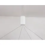 Светильник подвесной светодиодный FL5855 WH белый 40W 3000K/4200K/6400K D800*860 (без ПДУ) от NovaLamp
