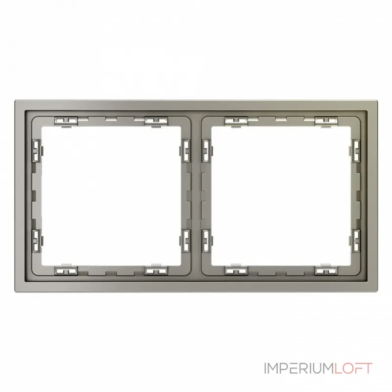 Рамка пластиковая S70 на 2 поста (шелк) Voltum VLS100204 Рамка пластиковая S70 на 2 поста (шелк) Voltum VLS100204