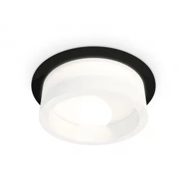 Комплект встраиваемого светильника XC8051015 SBK/FR черный песок/белый матовый GX53 (C8051, N8401) от NovaLamp