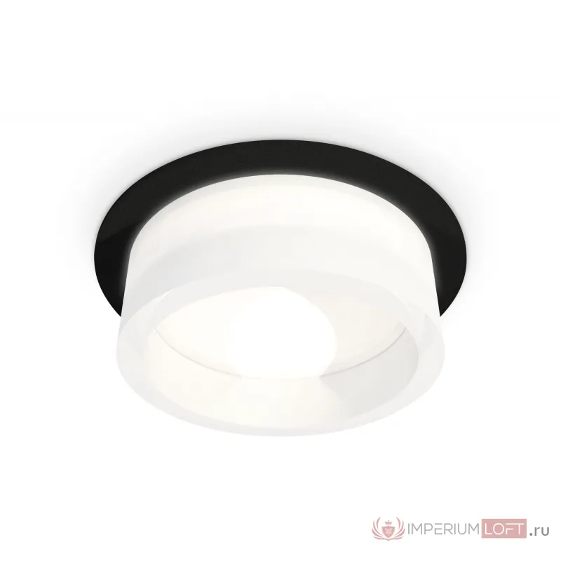 Комплект встраиваемого светильника XC8051015 SBK/FR черный песок/белый матовый GX53 (C8051, N8401) от NovaLamp