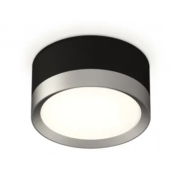 Комплект накладного светильника XS8102003 SBK/MCH черный песок/хром матовый GX53 (C8102, N8121) от NovaLamp