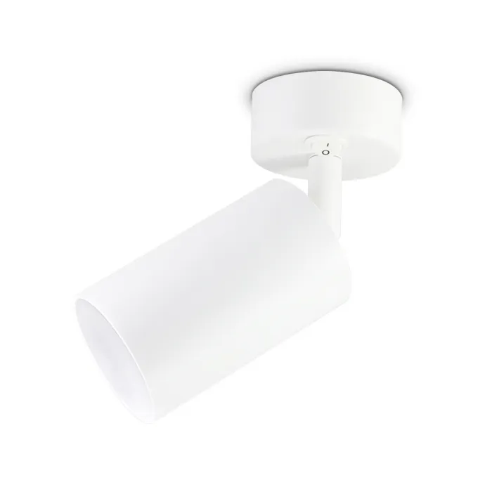 Накладной спот с выключателем TA126 WH белый GU10 max 12W D70*164*D55 от NovaLamp