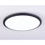 Потолочный светодиодный светильник FZ1235 BK черный IP44 48W 6400К D450*55 (Без ПДУ) от NovaLamp