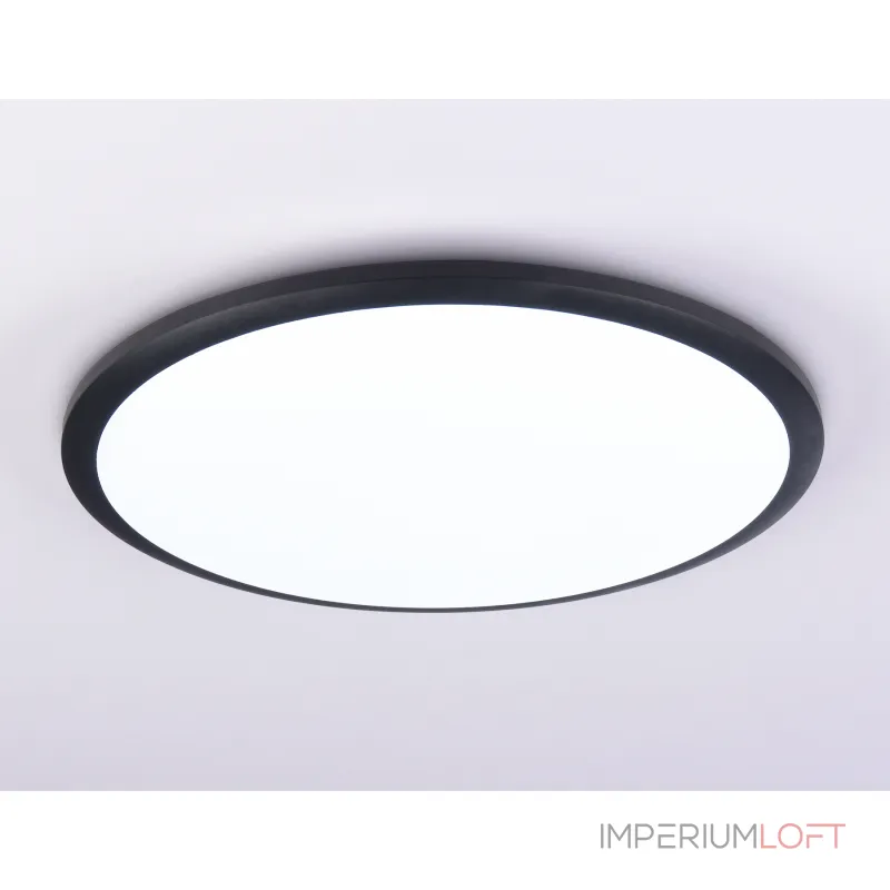Потолочный светодиодный светильник FZ1235 BK черный IP44 48W 6400К D450*55 (Без ПДУ) от NovaLamp Потолочный светодиодный светильник FZ1235 BK черный IP44 48W 6400К D450*55 (Без ПДУ) от NovaLamp