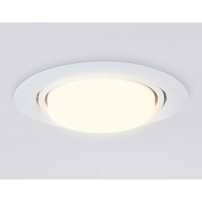 Светильник встраиваемый G10122 WH белый GX53 max 12W D120*48 от NovaLamp