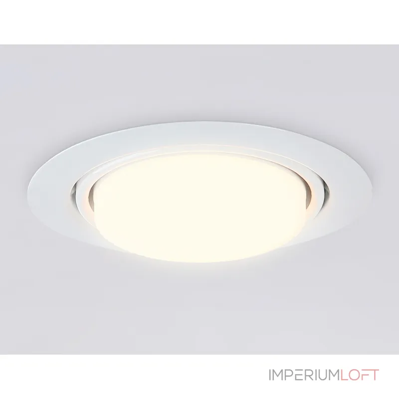 Светильник встраиваемый G10122 WH белый GX53 max 12W D120*48 от NovaLamp Светильник встраиваемый G10122 WH белый GX53 max 12W D120*48 от NovaLamp