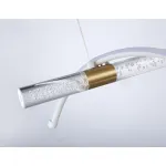 Светильник светодиодный подвесной FL5002 WH/GD белый/золото 4200K 12W 1000*60*1200 (без ПДУ) от NovaLamp
