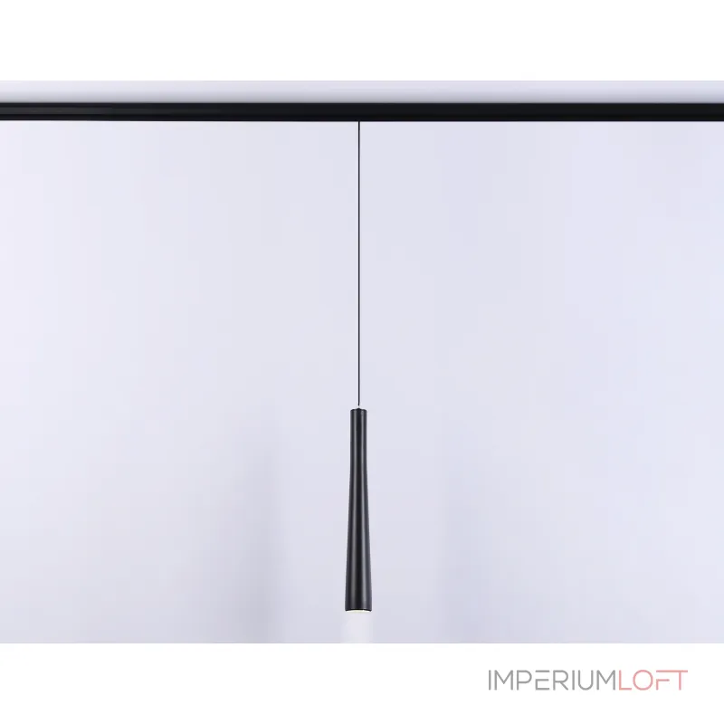 Светильник светодиодный трековый подвесной для шинопровода Magnetic GL4351 BK черный IP20 6W 4200K 48V 24° D40*H300 от NovaLamp Светильник светодиодный трековый подвесной для шинопровода Magnetic GL4351 BK черный IP20 6W 4200K 48V 24° D40*H300 от NovaLamp